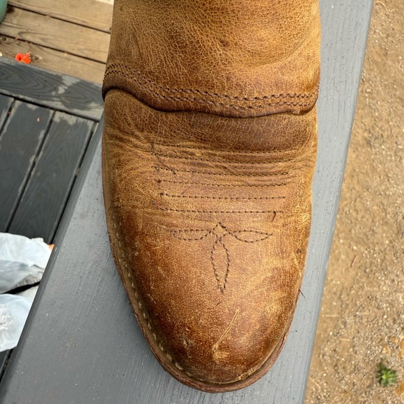 Double H Light Brown Western Heeled Boots - Picture 5 of 12